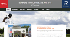 Desktop Screenshot of golfdag.reynaers.roval.nl